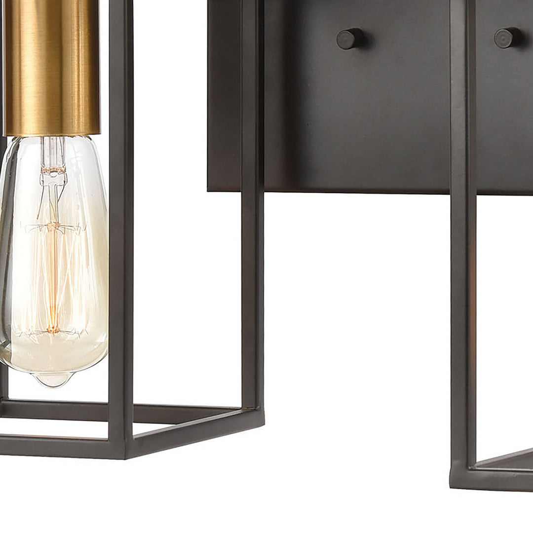 Elk Cloe 46631/2 Bath Vanity Light 16 in. wide - Matte Black