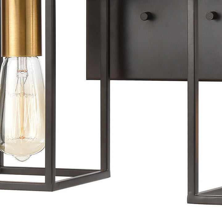 Elk Cloe 46631/2 Bath Vanity Light 16 in. wide - Matte Black