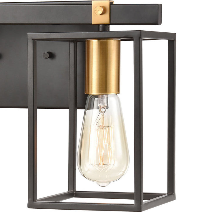 Elk Cloe 46631/2 Bath Vanity Light 16 in. wide - Matte Black