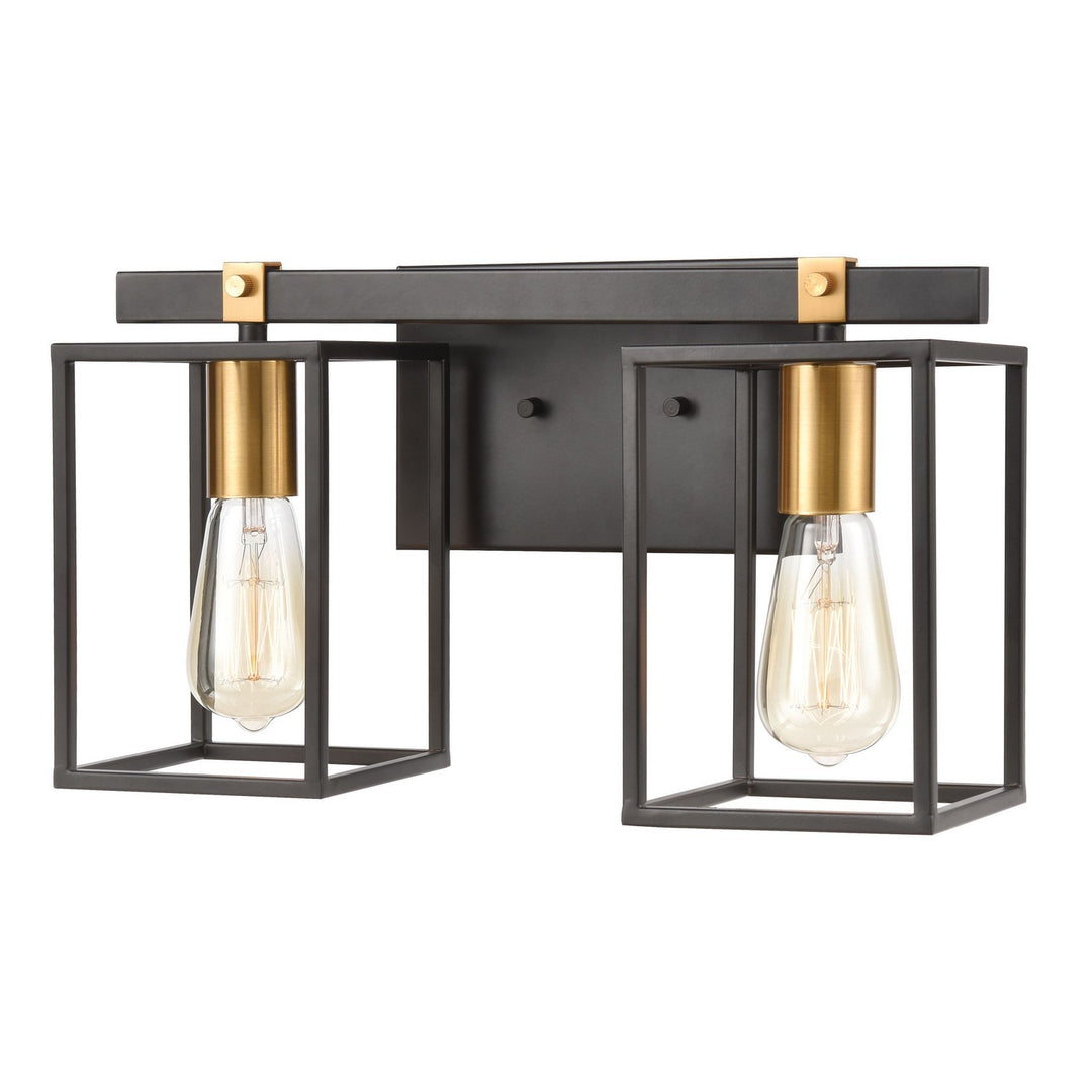 Elk Cloe 46631/2 Bath Vanity Light 16 in. wide - Matte Black