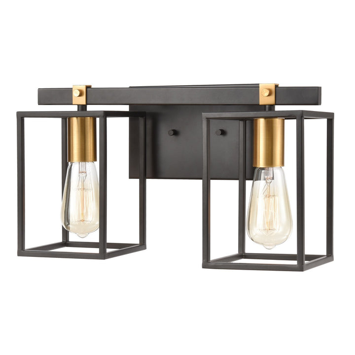 Elk Cloe 46631/2 Bath Vanity Light 16 in. wide - Matte Black