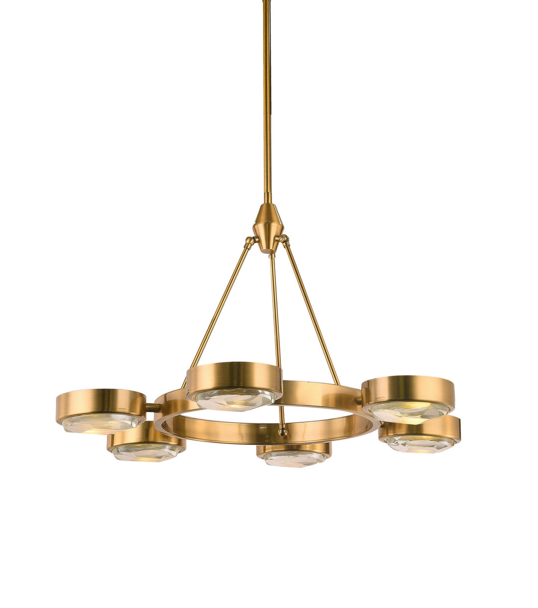 Bethel International MSF02C29BR Chandelier Light - Brass