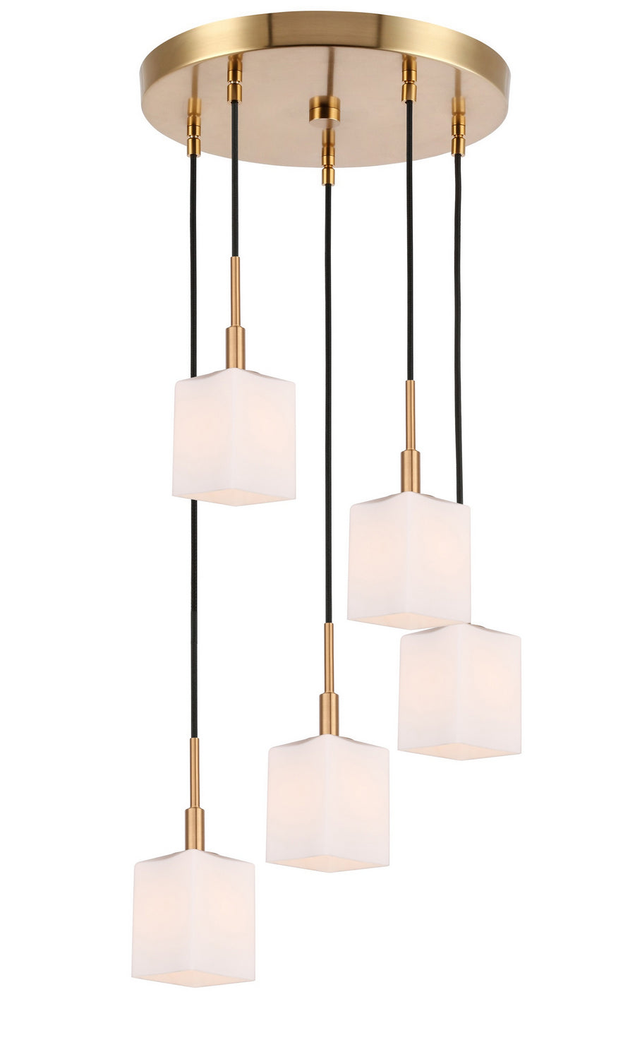 Woodbridge Langston 18425CBR-C80401 Pendant Light - Brass