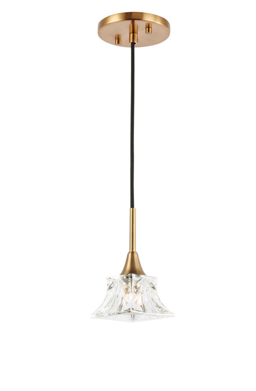 Woodbridge Christina 20420CBR-C80480 Pendant Light - Brass