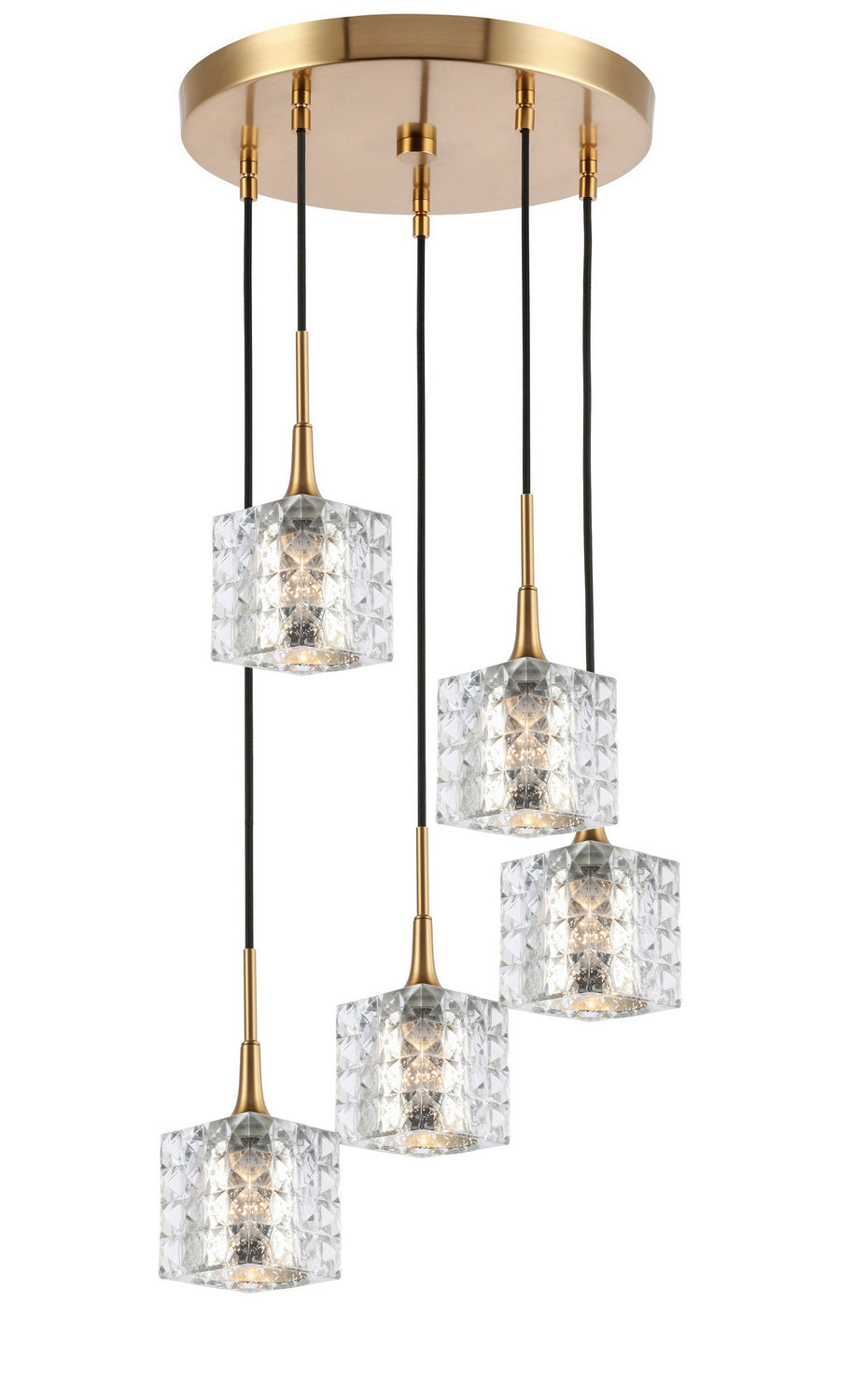 Woodbridge Bristol 20825CBR-C80414 Pendant Light - Brass