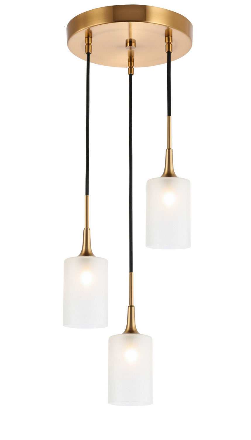 Woodbridge Chelsea 20924CBR-C10455 Pendant Light - Brass/ Brass