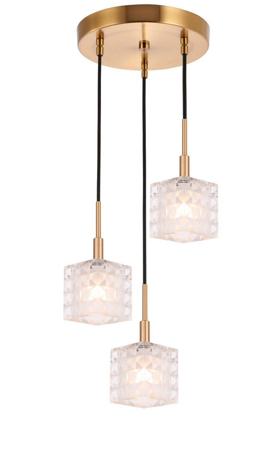 Woodbridge Elise 21024CBR-C80410 Pendant Light - Brass