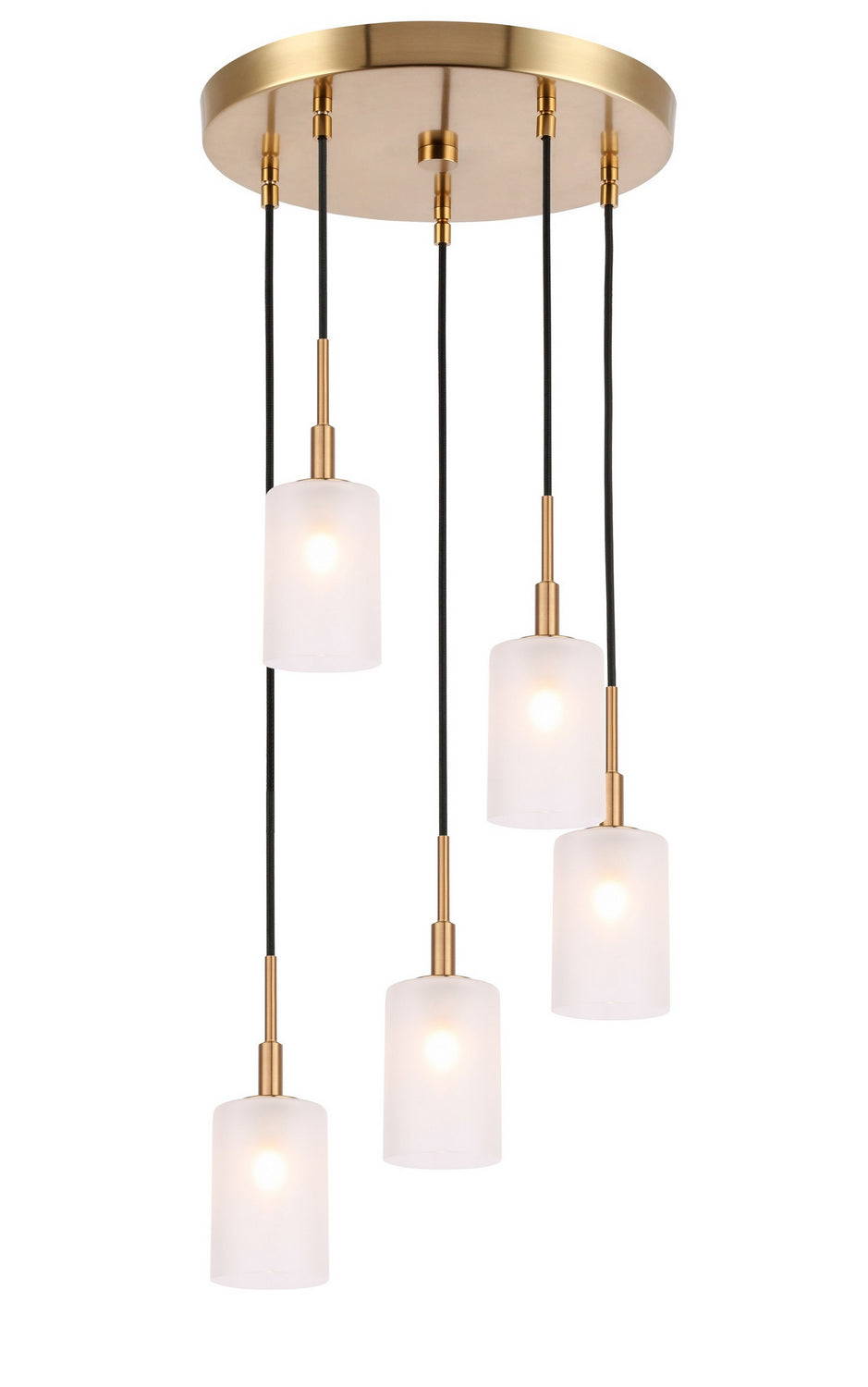 Woodbridge Elise 21025CBR-C10455 Pendant Light - Brass