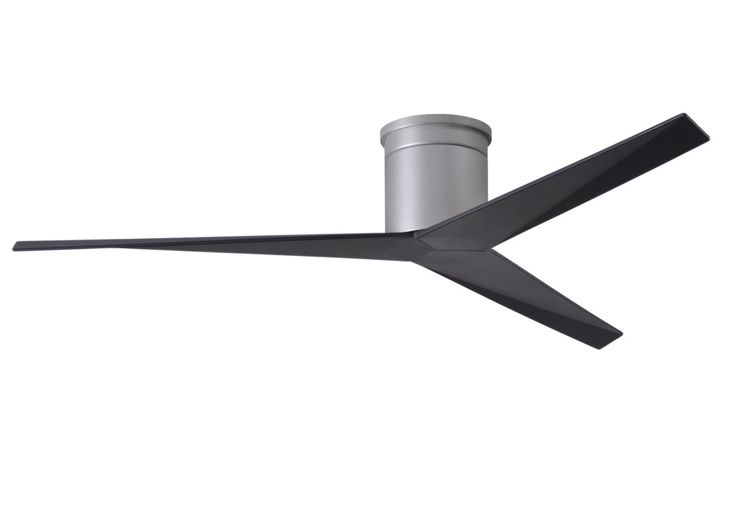 Matthews Fan Company Eliza EKH-BN-BK Ceiling Fan 56 - Brushed Nickel, Matte Black/