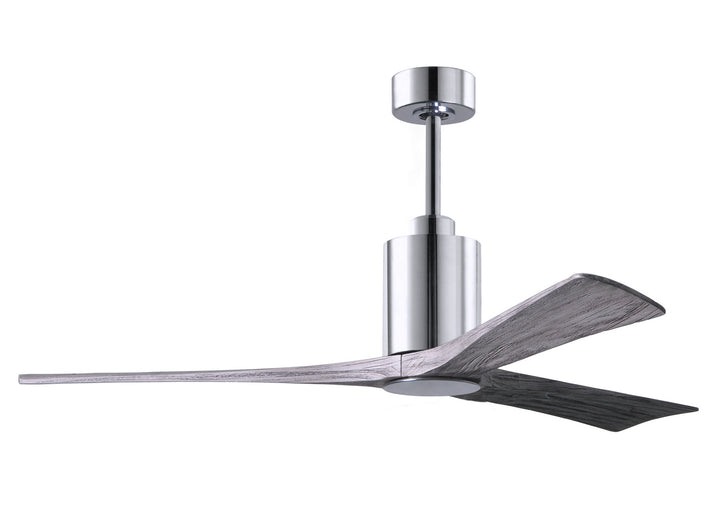 Matthews Fan Company Patricia PA3-CR-BW-60 Ceiling Fan 60 - Polished Chrome, Barnwood Tone/