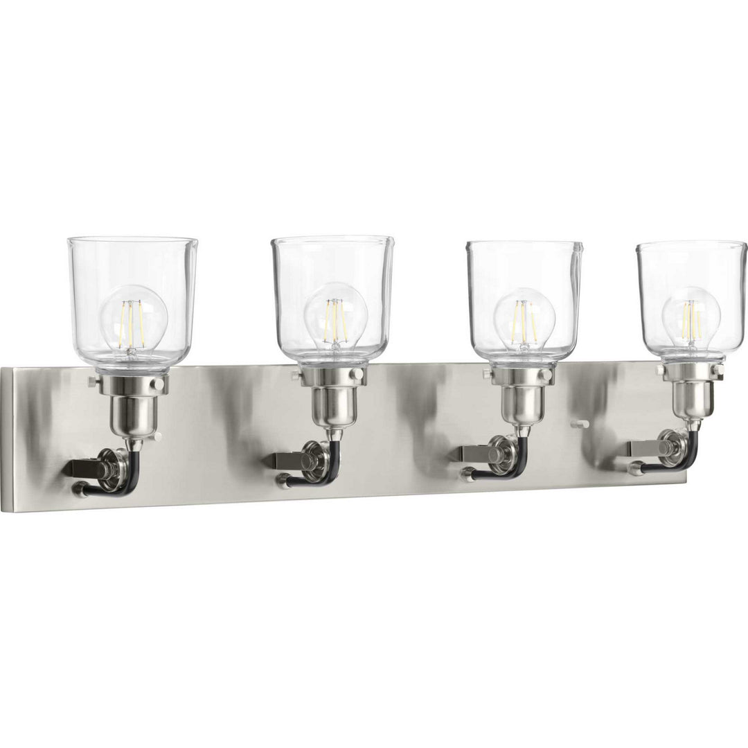 Progress Rushton P300229-009 Bath Vanity Light 32 in. wide - Brushed Nickel