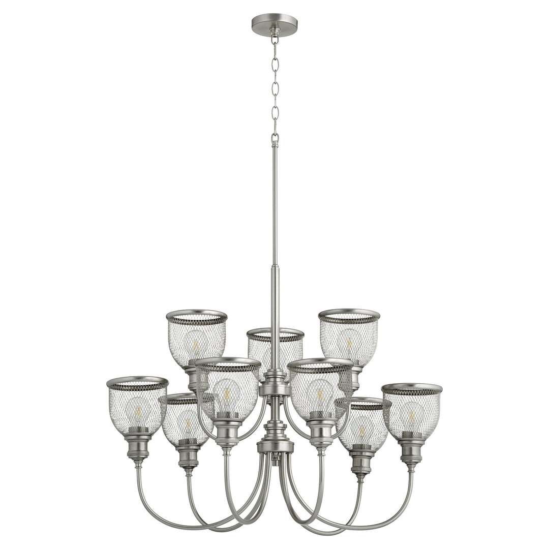 Quorum Omni 6212-9-65 Chandelier Light - Satin Nickel