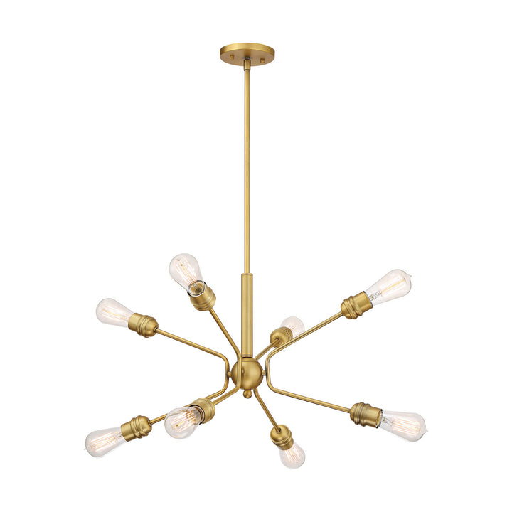Nuvo Faraday 60-6925 Chandelier Light - Brushed Brass