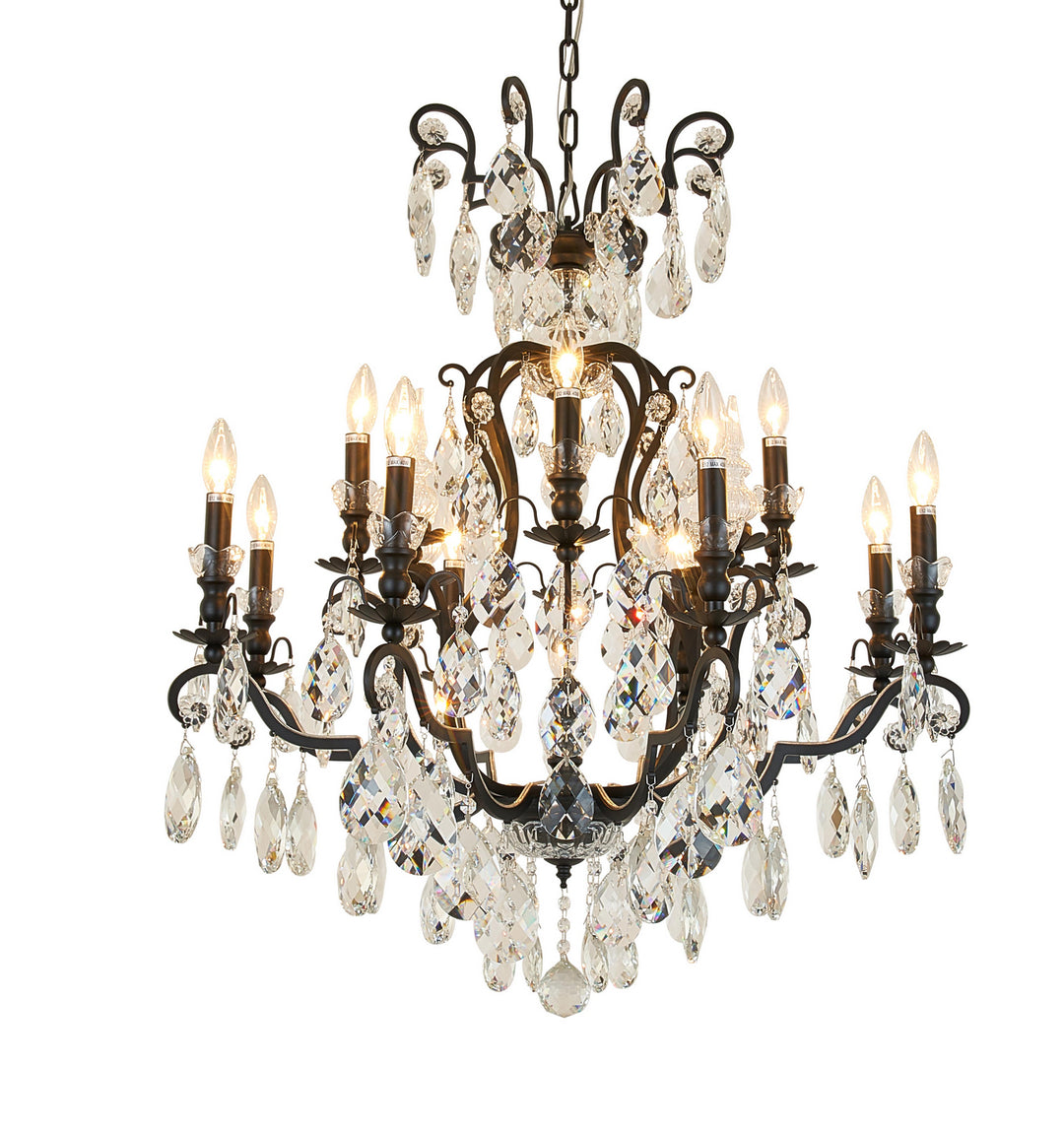 Bethel International BET80C32BLK Chandelier Light - Black