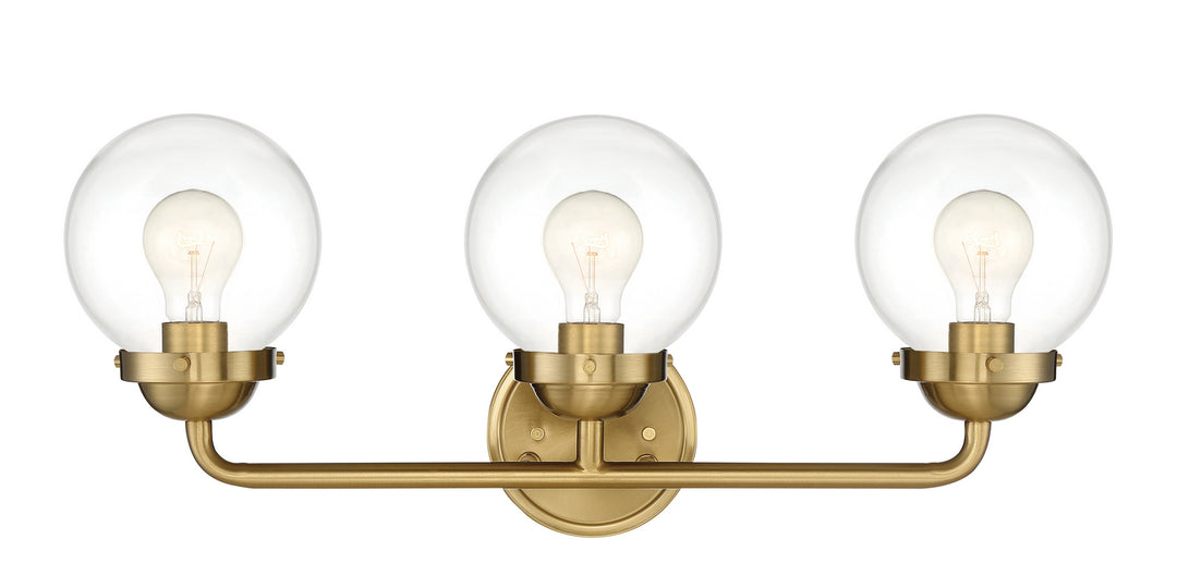 Designers Fountain Knoll 95903-BG Bath Vanity Light 24 in. wide - Brushed Gold