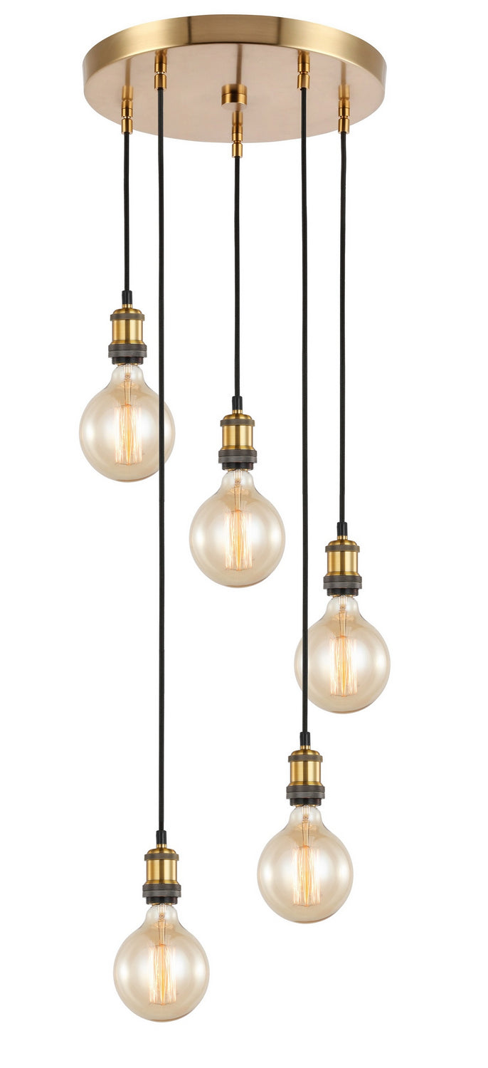 Woodbridge Fulton 18325CBR-G125 Pendant Light - Brass