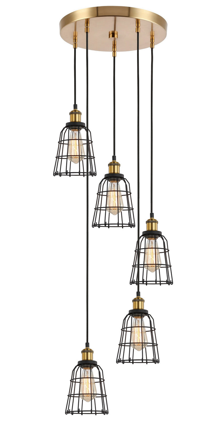 Woodbridge Fulton 18325CBRWL-SW106BK Pendant Light - Brass