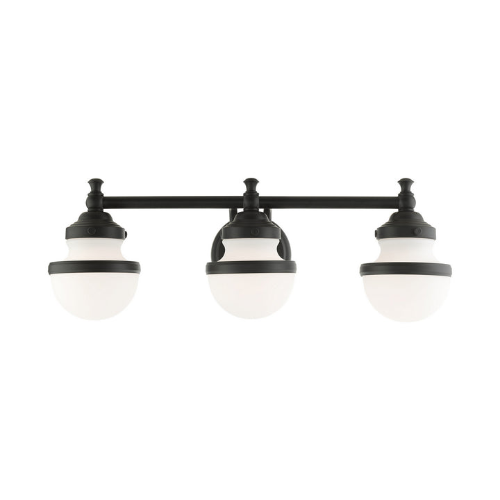 Livex Oldwick 5713-04 Bath Vanity Light 24 in. wide - Black