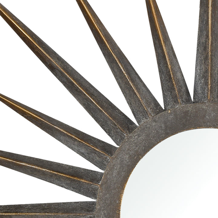 Elk Lighting 326-8755  Newtown Star Mirror Antique Gold