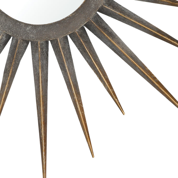 Elk Lighting 326-8755  Newtown Star Mirror Antique Gold