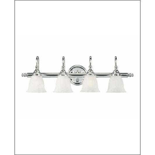 Savoy House Brunswick 8-1062-4-CH Bath Vanity Light 31 in. wide - Chrome