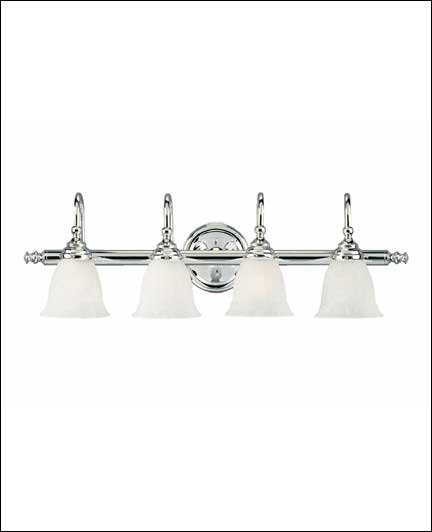 Savoy House Brunswick 8-1062-4-CH Bath Vanity Light 31 in. wide - Chrome