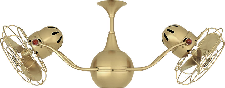Matthews Fan Company Vent-Bettina VB-BRBR-MTL Ceiling Fan 13 - Brushed Brass, Brushed Brass/