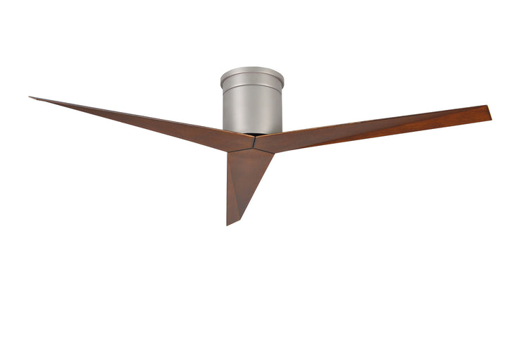 Matthews Fan Company Eliza EKH-BN-WN Ceiling Fan 56 - Brushed Nickel, Walnut Tone/