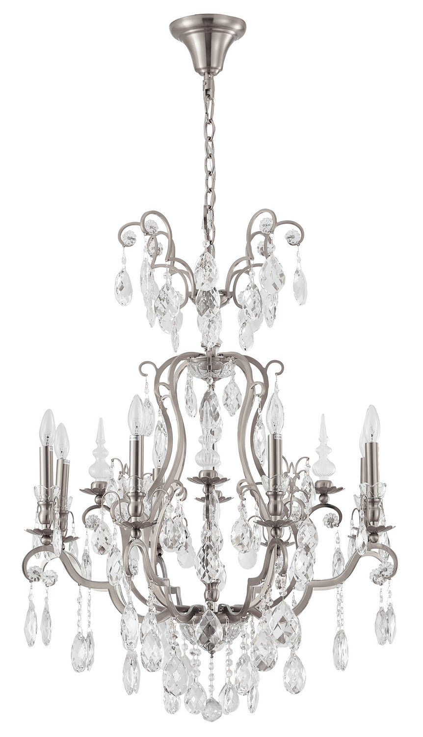 Bethel International BET65XL-PEW Chandelier Light - Pewter