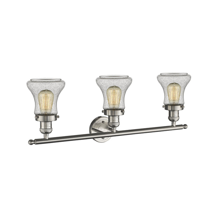 Innovations Franklin Restoration 205-SN-G194-LED Bath Vanity Light 30 in. wide - Brushed Satin Nickel