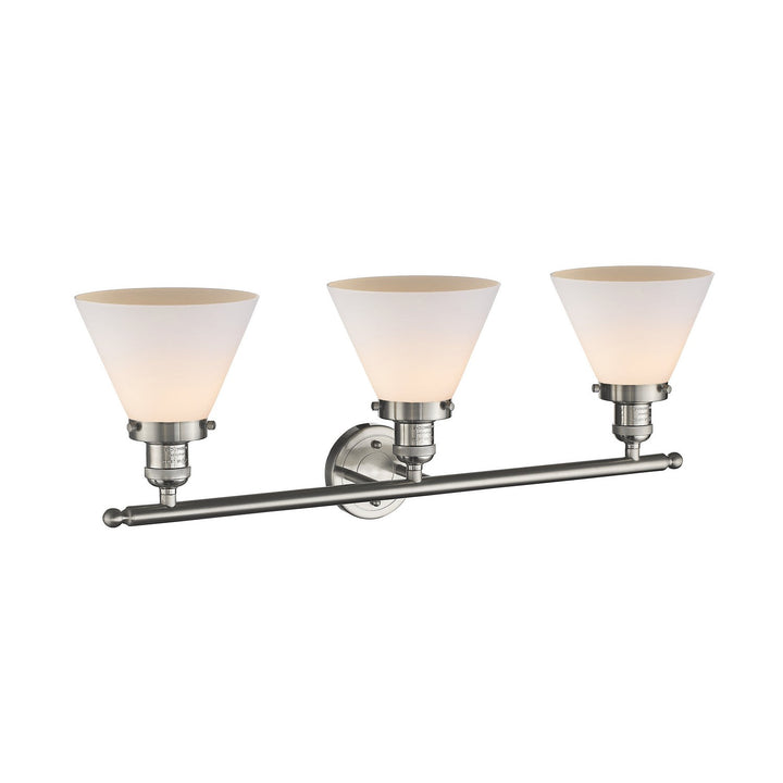 Innovations Franklin Restoration 205-SN-G41-LED Bath Vanity Light 32 in. wide - Brushed Satin Nickel