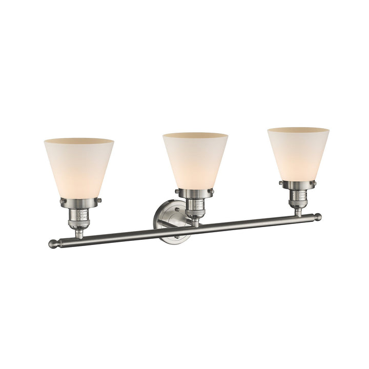 Innovations Franklin Restoration 205-SN-G61-LED Bath Vanity Light 30 in. wide - Brushed Satin Nickel