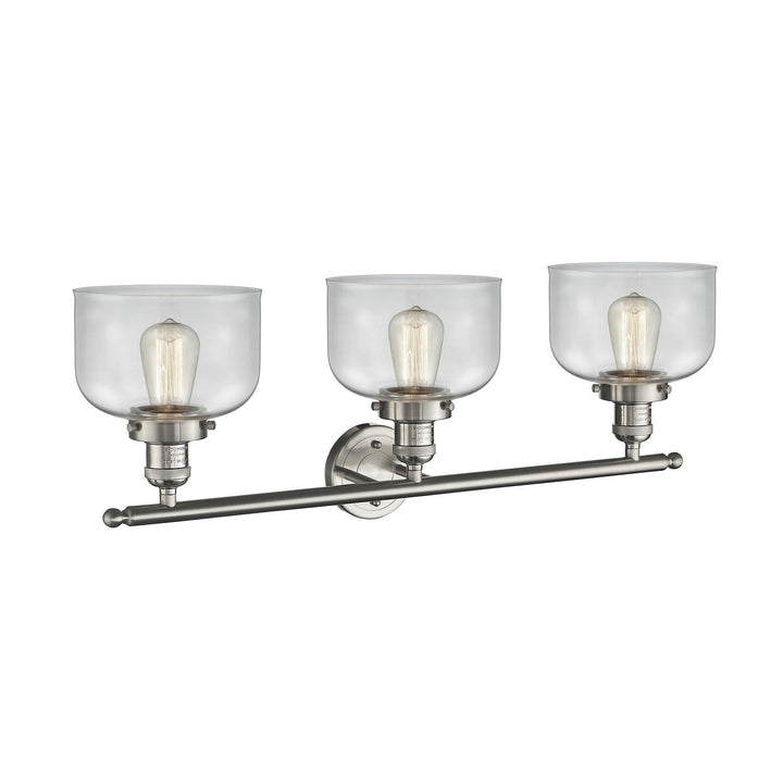 Innovations Franklin Restoration 205-SN-G72-LED Bath Vanity Light 32 in. wide - Brushed Satin Nickel