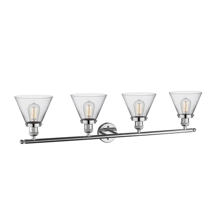 Innovations Franklin Restoration 215-PN-G42-LED Bath Vanity Light 44 in. wide - Polished Nickel