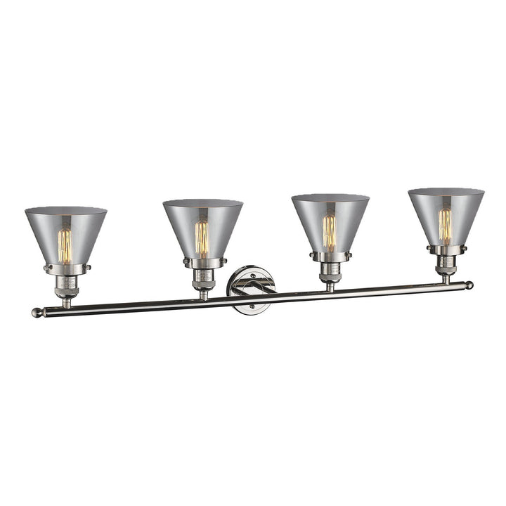 Innovations Franklin Restoration 215-PN-G43-LED Bath Vanity Light 44 in. wide - Polished Nickel