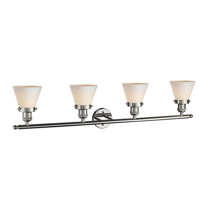Innovations Franklin Restoration 215-PN-G61-LED Bath Vanity Light 43 in. wide - Polished Nickel