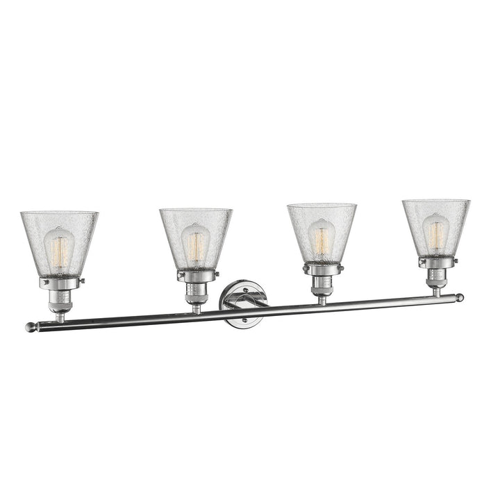 Innovations Franklin Restoration 215-PN-G64-LED Bath Vanity Light 43 in. wide - Polished Nickel
