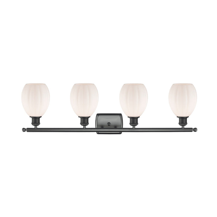 Innovations Ballston 516-4W-BK-G81 Bath Vanity Light 36 in. wide - Matte Black
