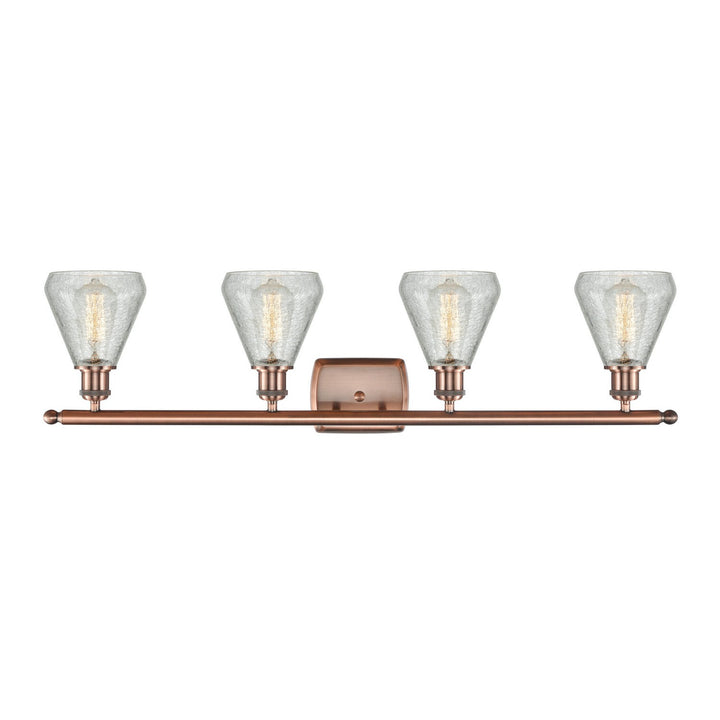 Innovations Ballston 516-4W-AC-G275-LED Bath Vanity Light 36 in. wide - Antique Copper