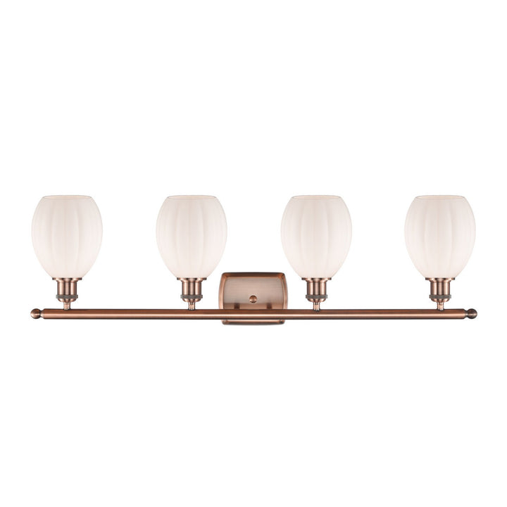 Innovations Ballston 516-4W-AC-G81-LED Bath Vanity Light 36 in. wide - Antique Copper