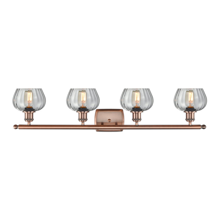Innovations Ballston 516-4W-AC-G92-LED Bath Vanity Light 36 in. wide - Antique Copper