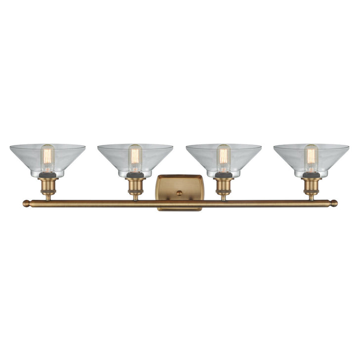 Innovations Ballston 516-4W-BB-G132-LED Bath Vanity Light 36 in. wide - Brushed Brass