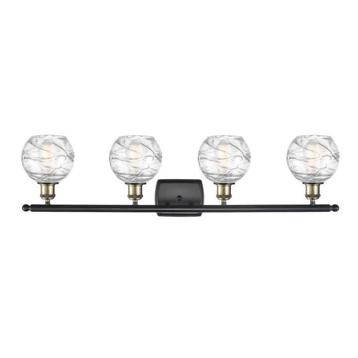 Innovations Ballston 516-4W-BAB-G1213-6 Bath Vanity Light 36 in. wide - Black Antique Brass