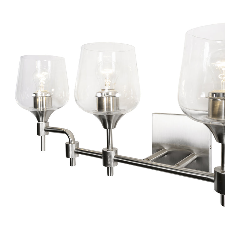 Varaluz Margaux 340B04SN Bath Vanity Light 30 in. wide - Satin Nickel