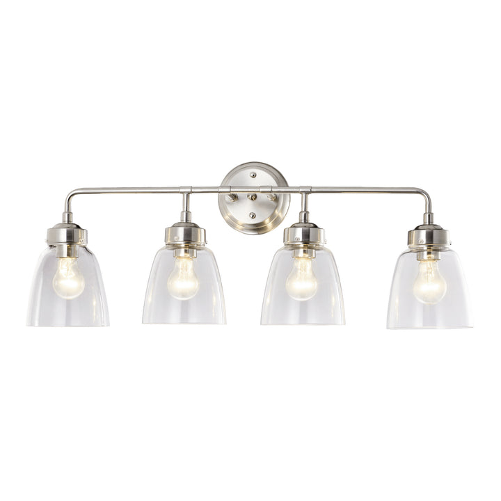 Varaluz Helena 341B04SN Bath Vanity Light 31 in. wide - Satin Nickel
