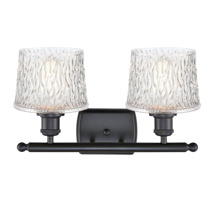 Innovations Ballston 516-2W-BK-G402-LED Bath Vanity Light 16 in. wide - Matte Black