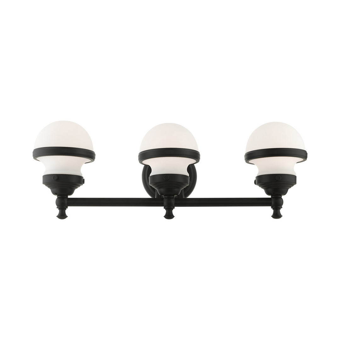 Livex Oldwick 5713-04 Bath Vanity Light 24 in. wide - Black