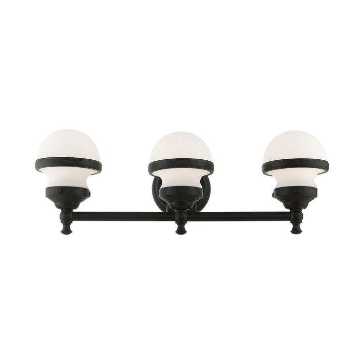 Livex Oldwick 5713-04 Bath Vanity Light 24 in. wide - Black