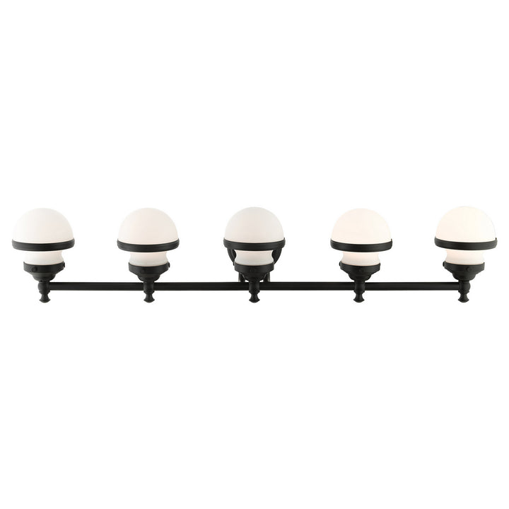 Livex Oldwick 5715-04 Bath Vanity Light 42 in. wide - Black