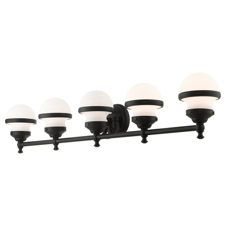Livex Oldwick 5715-04 Bath Vanity Light 42 in. wide - Black